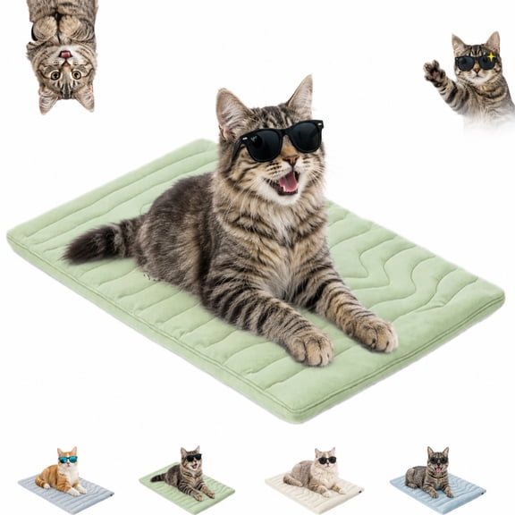 Kittra Cooling Mat for Cats, Kittra Cooling Mat, Cool and Comfortable, Machine-Washable and Easy to Care For, Soft and Durable, Foldable and Portable Design, Suitable for Cats and Dogs