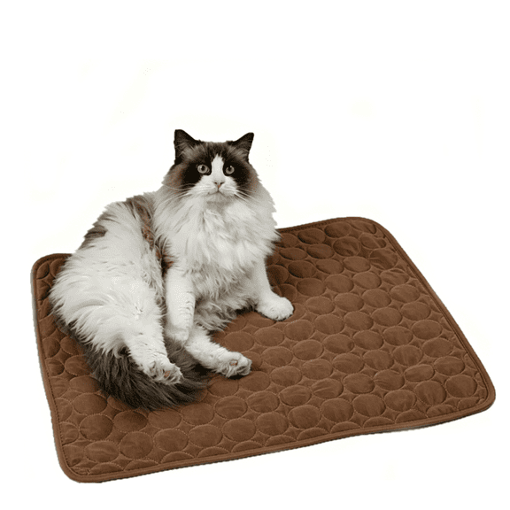 Kittra Cooling Mat For Cats, Cat Cooling Mat Summer, Breathable Washable Self Cool Dog Mat for Indoor Floors