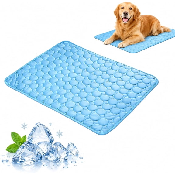 Kittra Cooling Mat For Cats, Outdoor Cooling Mat For Dogs Gel-Free Self Cooling Washable Foldable Summer Blanket
