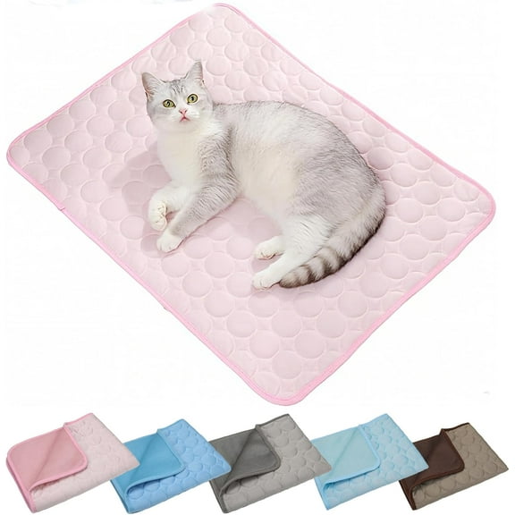 Kittra Cooling Mat for Cats & Dogs, Washable & Portable Pet Cooling Mat Indoor and Outdoor, Protect Your Cat from Silent Heat Danger