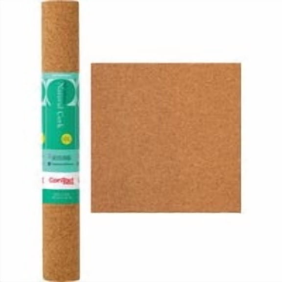 Kittrich Corp Con-Tact Cork Self-Adhesive Shelf Liner - Pack of 10