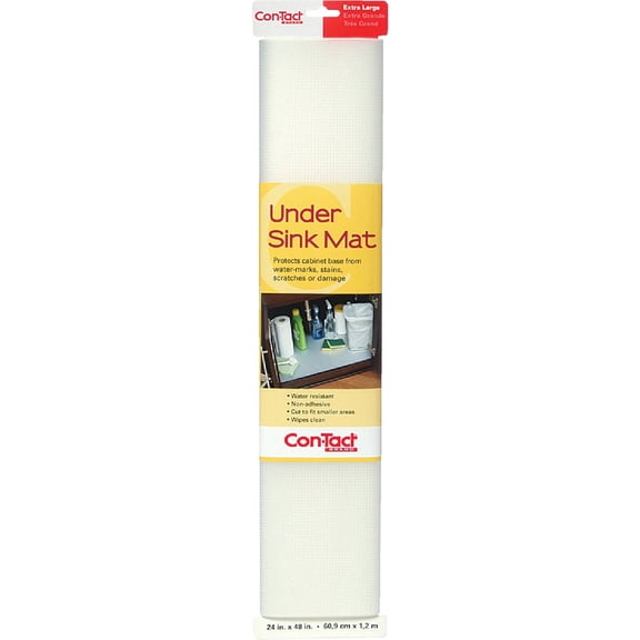 Kittrich Corp Con-Tact Under Sink Mat Non-Adhesive Shelf Liner - Pack of 12