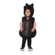 UNDERWRAPS Black Cat Toddler Costume - Kitty Cat Costume for Girls Toddler Belly Baby Costume, Halloween Costumes for Toddler Boy (Kitty Cat, Medium 18-24M)