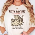 thumbnail image 1 of Kitty Biscuits Cat TShirtFunny Retro Baking Cat ShirtYou Need Em We Knead Em Kneading Cat, 1 of 2