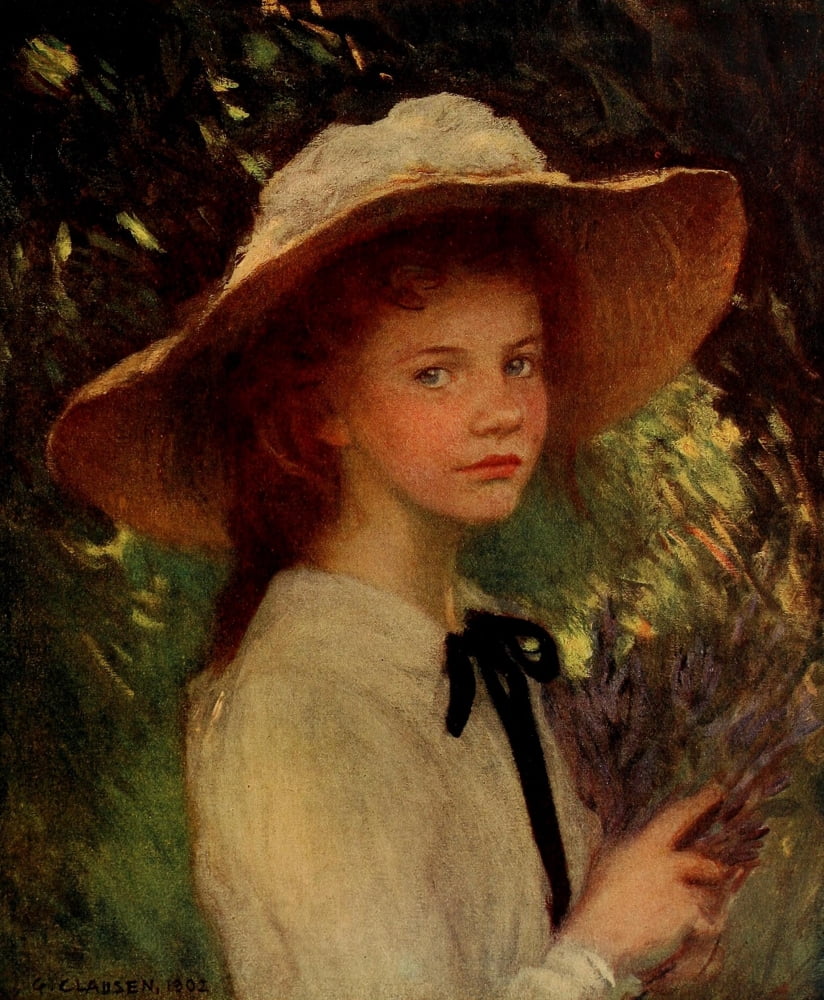 Kitty Canvas Art - George Clausen (18 x 24)