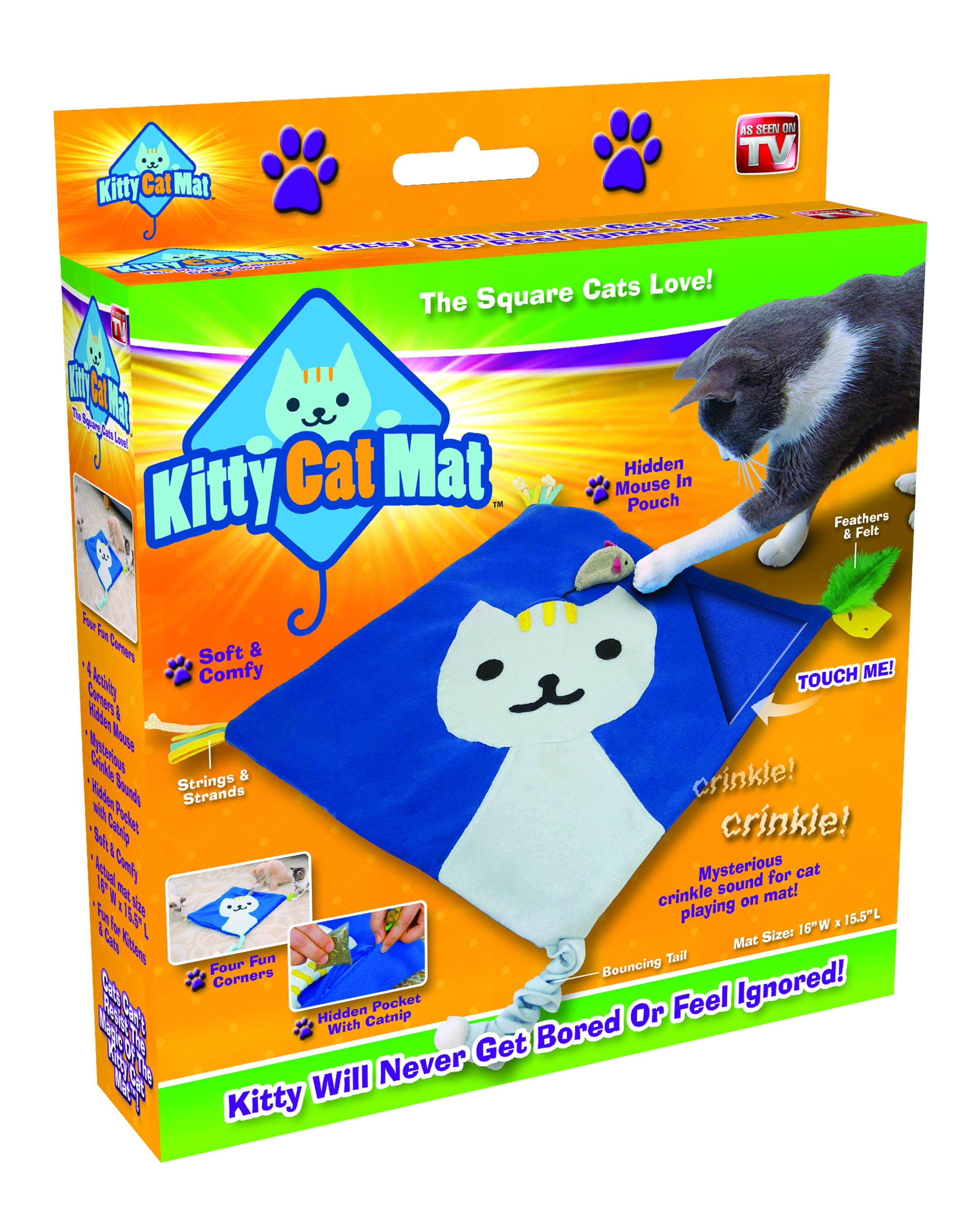 Kitty Cat Mat, Entertaining Cat Toy, As Seen on TV 