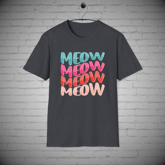 Kitty Cat Meow T-Shirt, Kitty Shirt, Cat Loves Gift, Pet lover shirt