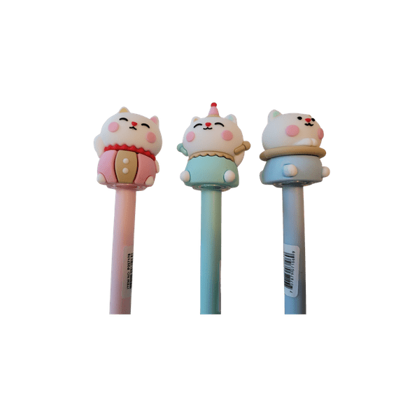 Circus Kitty - Cat Figurine Ballpoint Pen 1 pcs