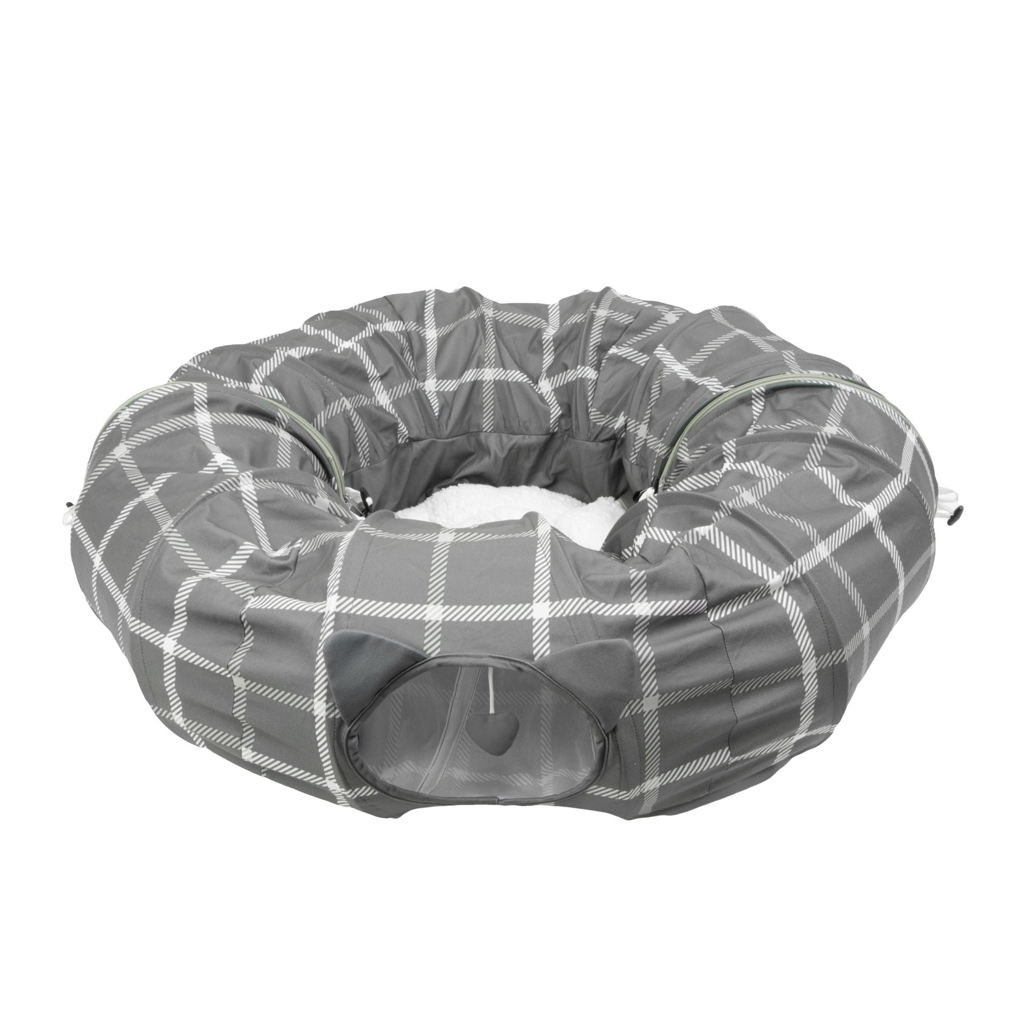 Kitty City, Cat Bed Tunnel, Gray, O/S