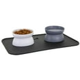 thumbnail image 1 of Kitty City Elevated Whisker-Friendly Cat Bowls, Dishwasher Safe Plastic with Non-Skid Placemat, 3-Pack, 1 of 8