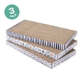 thumbnail image 1 of Kitty City Durable Mixed Cat Print Corrugated Cardboard Cat Scratching Pads, 3 Pack, 1 of 10