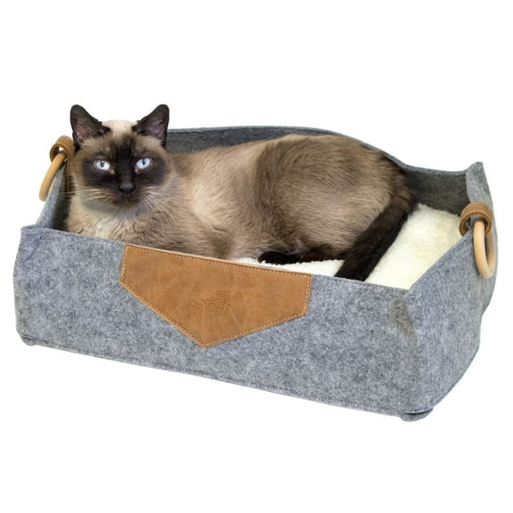 Kitty City Felt Lounge Sleeper Bed