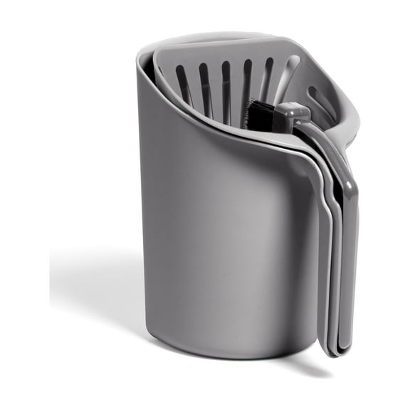 Kitty City Infinity Litter Scoop, Compact All-in-One Litter Box Cleaning Tool for Cats