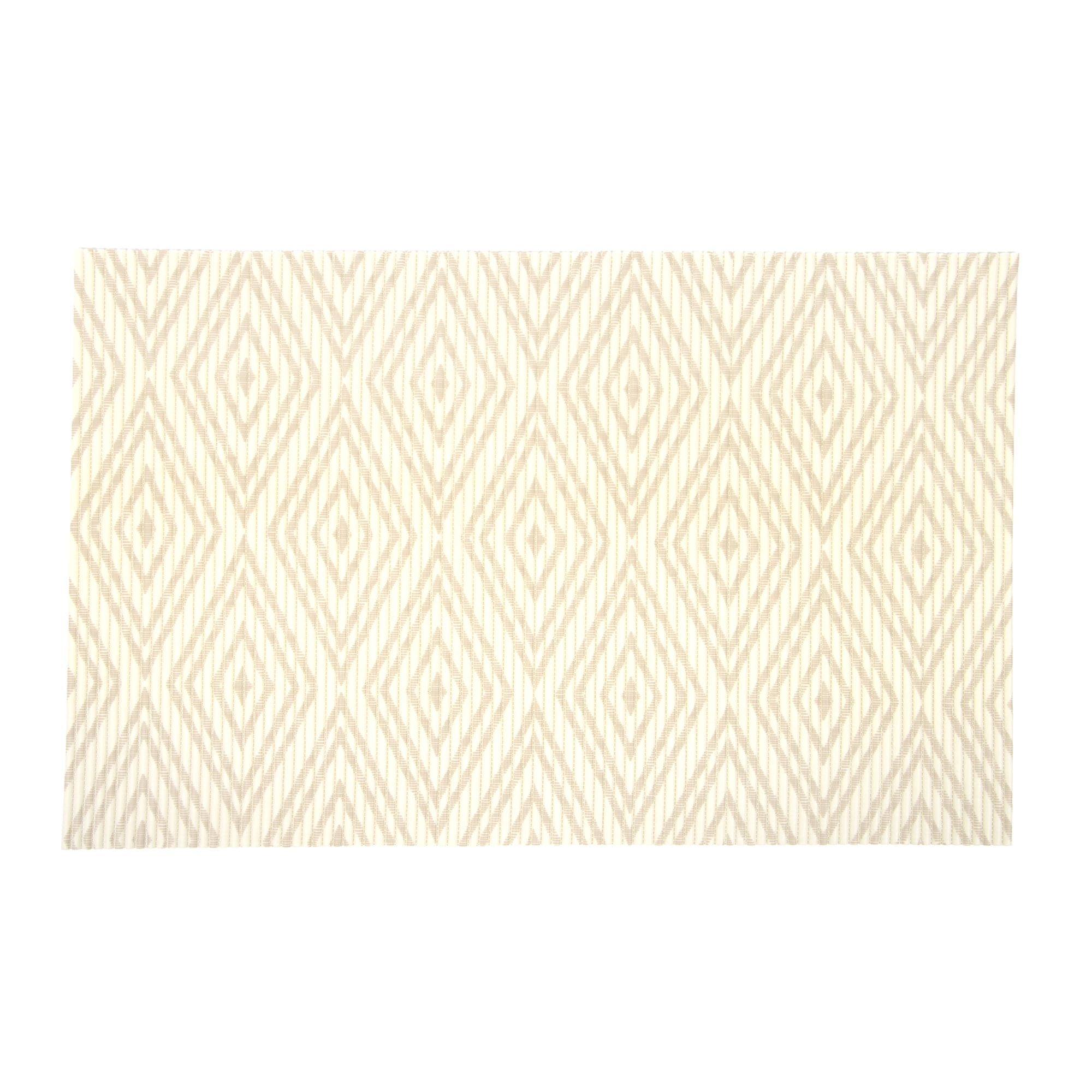 Kitty City Large Water Resistant Cat Litter Foam Mat, Tan Diamond Print, 35 x 23"