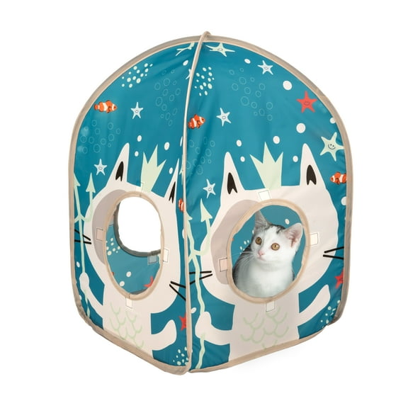 Kitty City Ocean Cat Play Furniture, Play House