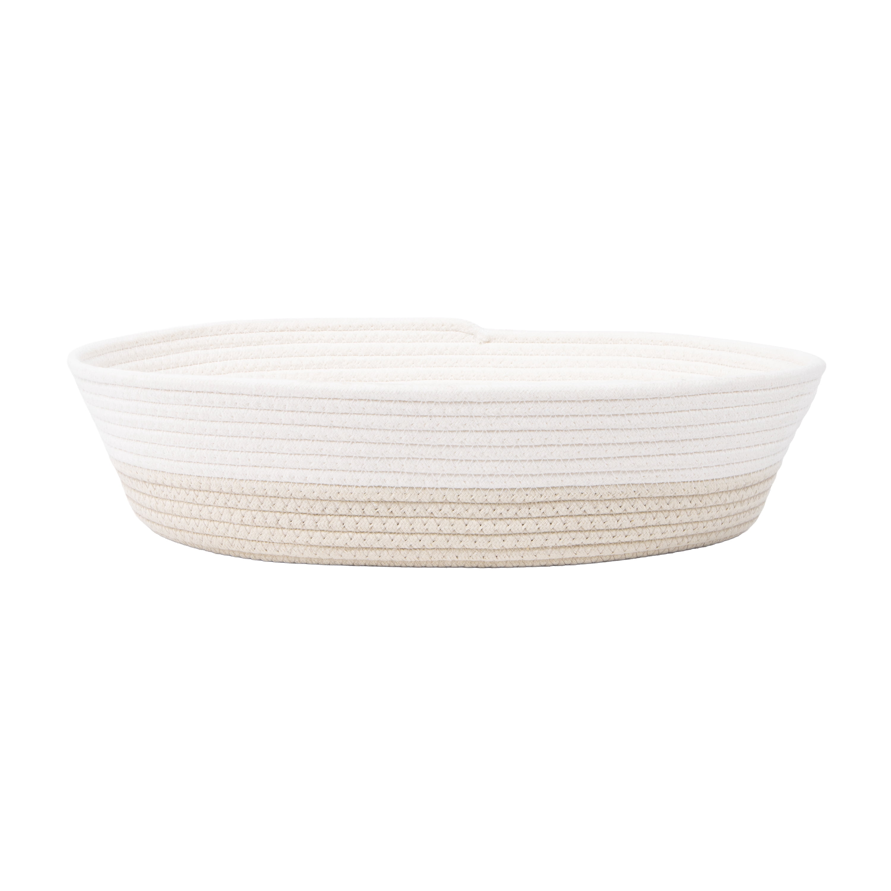 Kitty City Woven Cat Bed, Polyester and Cotton Rope Bed with Washable Cushion, Tan, One Size