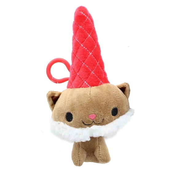 Kitty Cone Clip Koko Gnome 5 inch Plush Backpack Clip