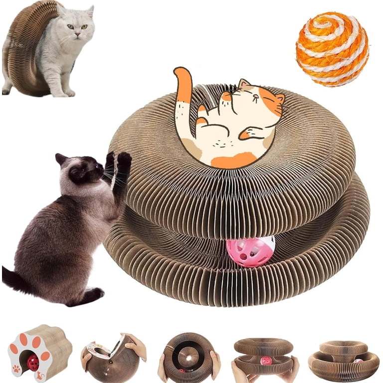 トイガン C.A.T Versatile-8 CAT-10 ketkqs Kitty Curls Cat Toy, Reversible Infinity Scratching Board