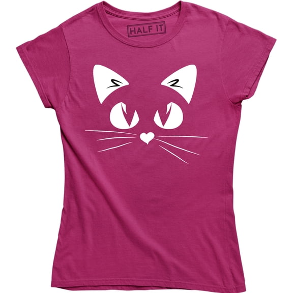 Kitty Face Joke Humor Animal Cat Lover Funny Cute Pocket Womens T-Shirt