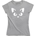 thumbnail image 1 of Kitty Face Joke Humor Animal Cat Lover Funny Cute Pocket Womens T-Shirt, 1 of 4