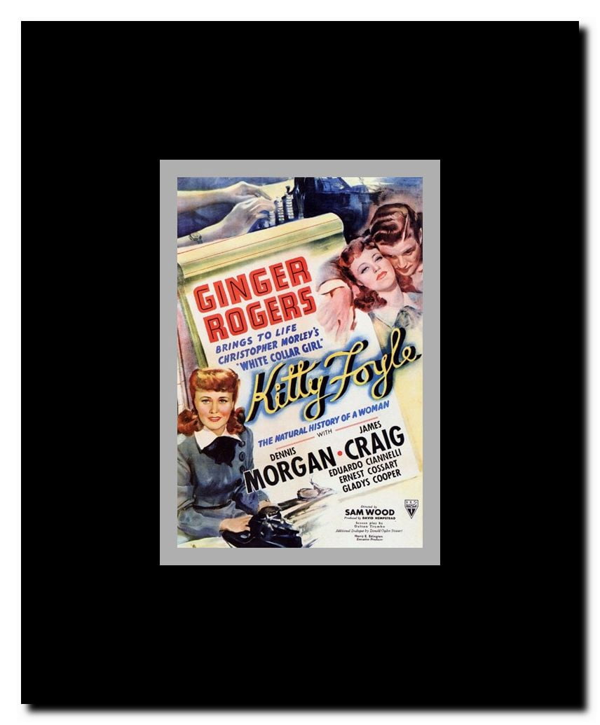 Kitty Foyle: the Natural History of a Wo Framed Movie Poster