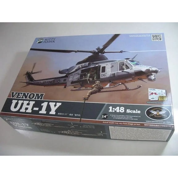 Kitty Hawk 80124 1/48 Scale Venom UH-1Y assemble model kit