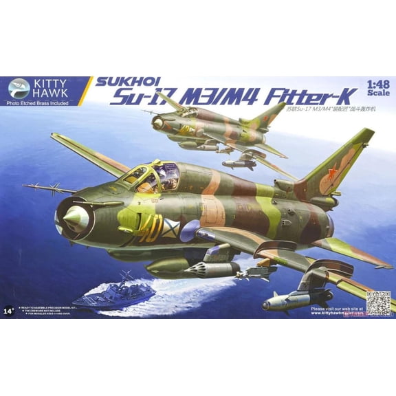 Kitty Hawk 80144 1/48 Sukhoi Su-17 M3/M4 Fitter Assembly Model Kit