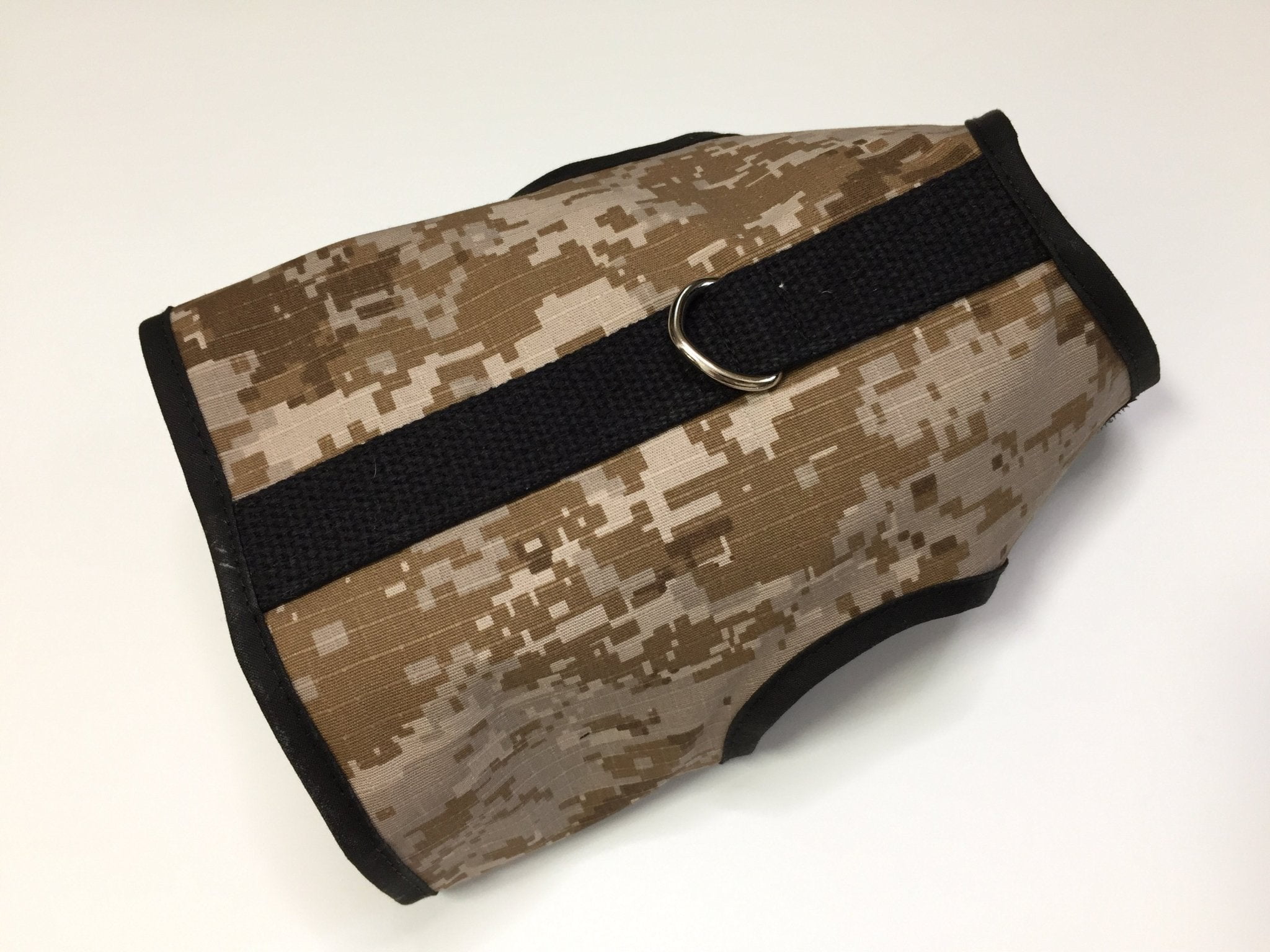 Kitty Holster Cat Harness (Made in USA) Color Desert Tan Camo, Size