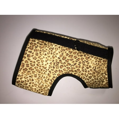 Kitty Holster Cat Harness (Made in USA) Color: Leopard, Size: S/M