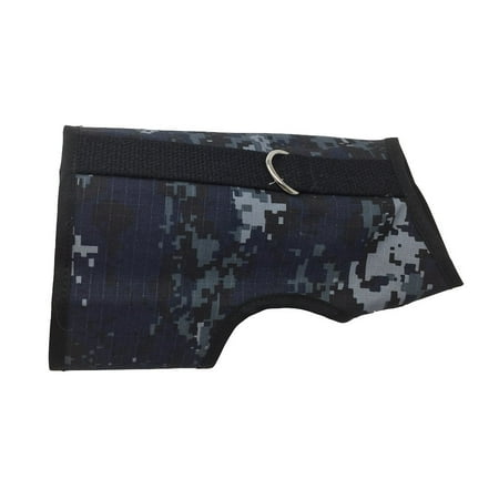 Kitty Holster Cat Harness (Made in USA) Color: Navy Blue Camo, Size: S/M