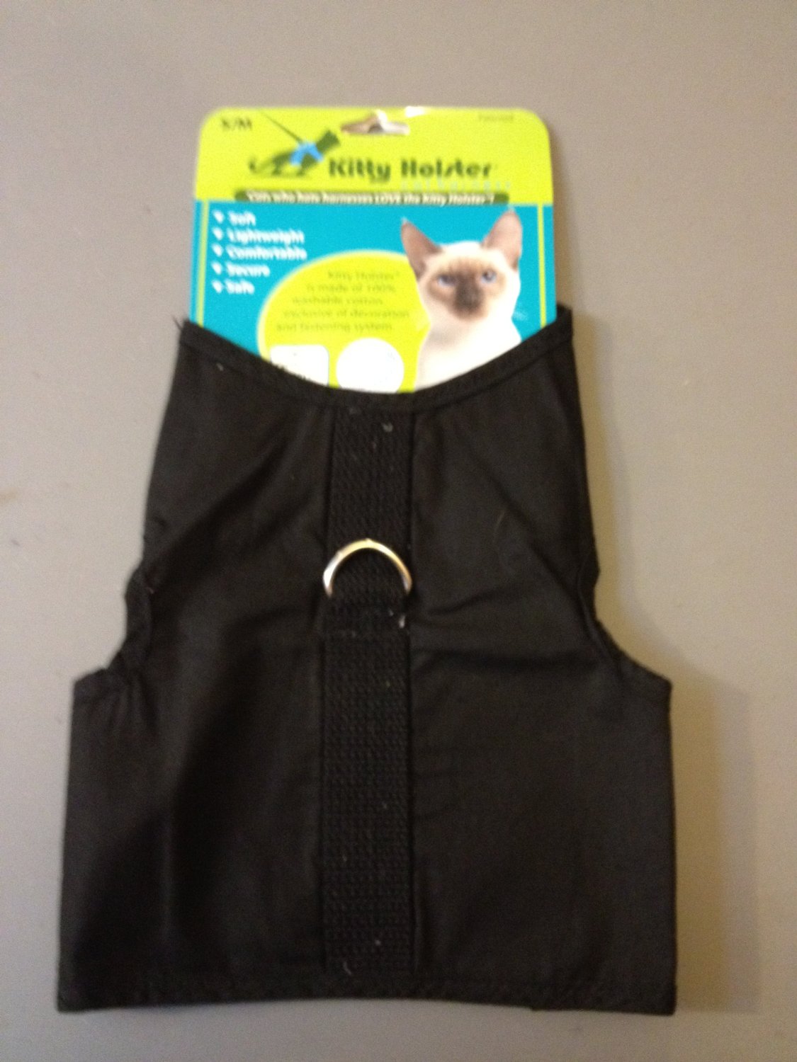 Kitty Holster Cat Harness, Small/Medium, Black - image 1 of 2