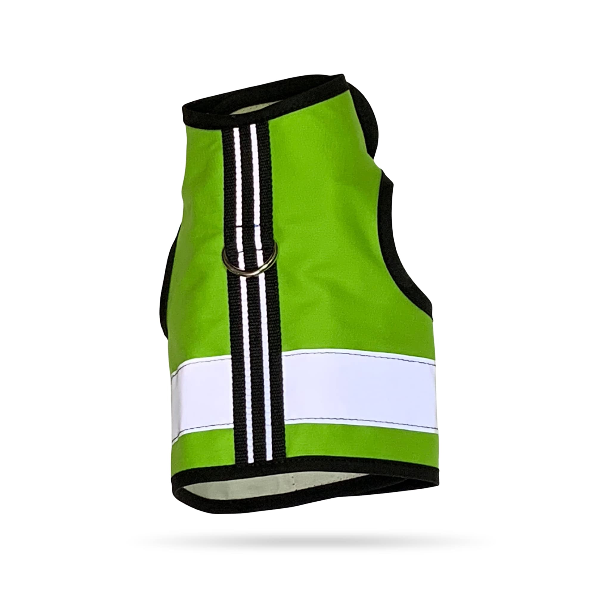 Kitty Holster Reflective Safety Harness (Made in USA) Color: Loud Lime, Size: M/L