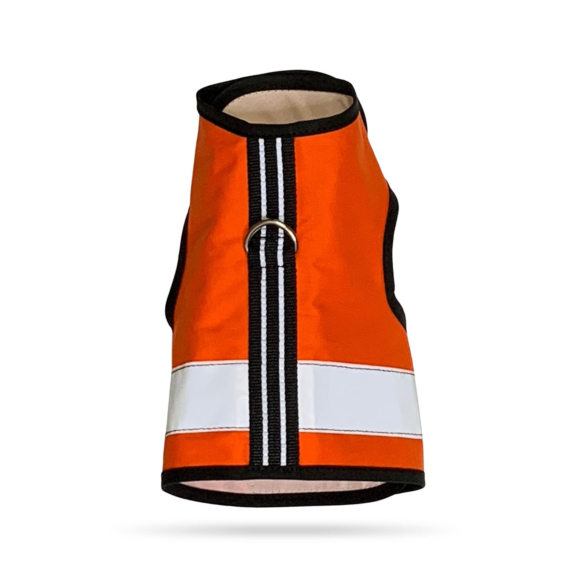 Kitty Holster Reflective Safety Harness (Made in USA) Color: Outrageous Orange, Size: S/M