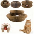 thumbnail image 1 of Kitty Kurl Magic Organ Cat Toy, Foldable & Reversible Infinity Style Cat Scratching Board Toy by Recycled Cardboard, Durable Interactive Cat Toys for Indoor Cats, 1PCS, 1 of 9