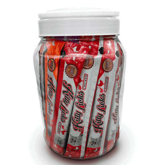 Kitty Licks Chicken Variety (60 tubes) 3 flavors X 20 tubes
