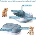 Kitty Litter Box, Open Cat Litter Boxes AntiSplashing Cats Litters