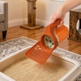 thumbnail image 1 of Kitty Litter Shovel With Built In Bin 2 In 1 Poop Scoop Waste Container Odor Lock Quick Sifting Easy Clean Portable Litter Box Tool For Cat Home Travel Cleaning Use, 1 of 6
