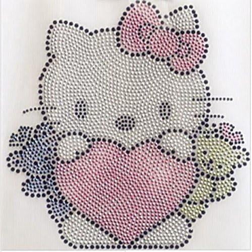 Kitty Rhinestone Iron On Transfer - Walmart.com
