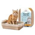 thumbnail image 1 of Kitty Sift Eco-Friendly Disposable Litter Box Jumbo for Cats (Pack of 6), 1 of 9