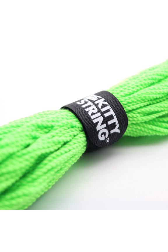 First Class 100 Pack Yo-Yo String - Fat YoYo String (Lime Green)