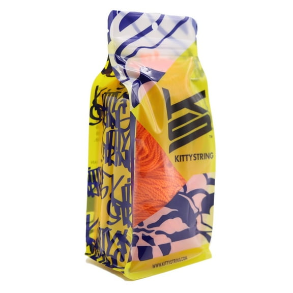 Kitty String First Class 100 Pack Yo-Yo String - XL YoYo String (Orange)