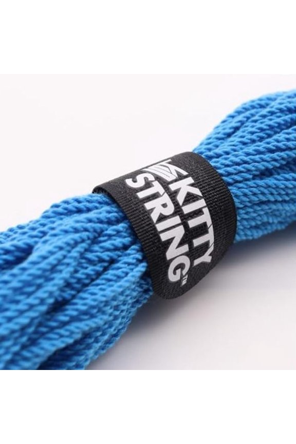 First Class 50 Pack Yo-Yo String - Fat YoYo String (Turquoise Blue)