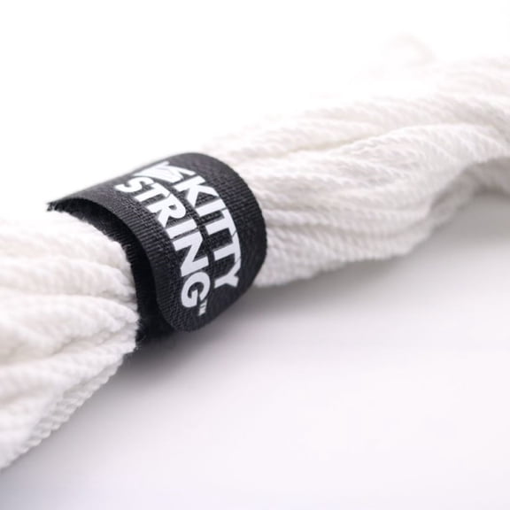 Kitty String First Class 50 Pack Yo-Yo String - Fat YoYo String (White)