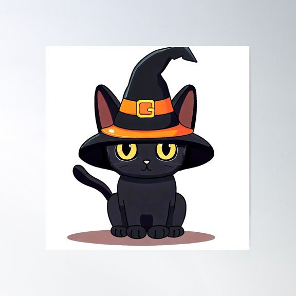 Kitty The Witcher Poster Wall Art, Modern Wall Decor For Living Room Bedroom, 30x30 UNFRAMED