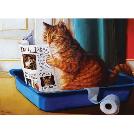 Kitty Throne by Lucia Heffernan 500-Piece Puzzle