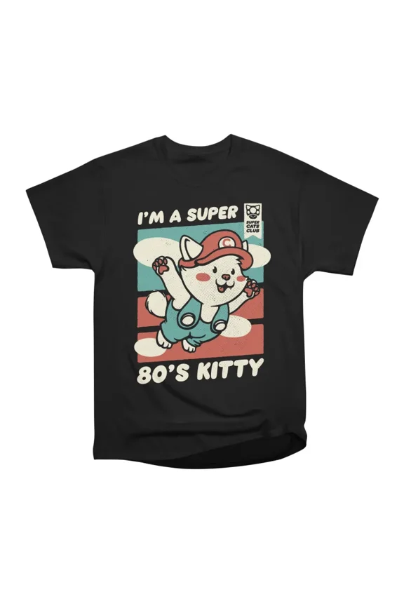 Kitty Video Game 80s by Tobe Fonseca T-Shirt Tee Gift For Him Merch For Her Apparel For Fr