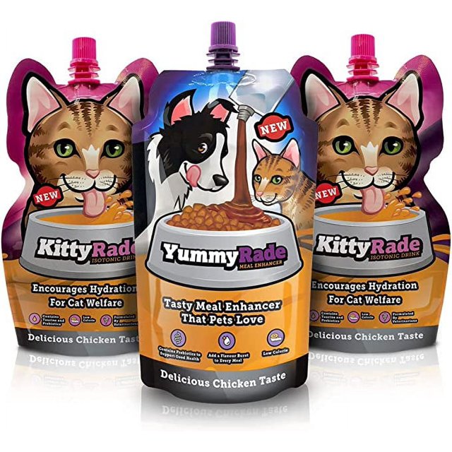 KittyRade & YummyRade Bundle/Prebiotic Drink and Gravy Meal Enhancer