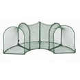 thumbnail image 1 of Kittywalk Curves 4 Outdoor Cat Cage Enclosure, Green, 96" x 18" x 24", 1 of 5