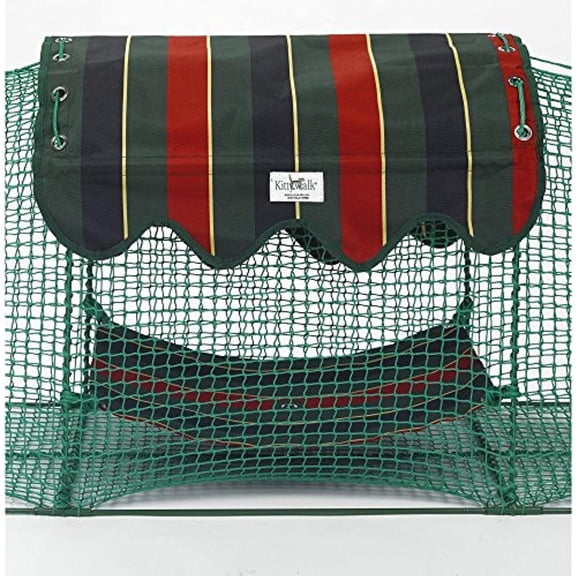 Kittywalk Kabana Cat Cage, Striped, 24" x 18"