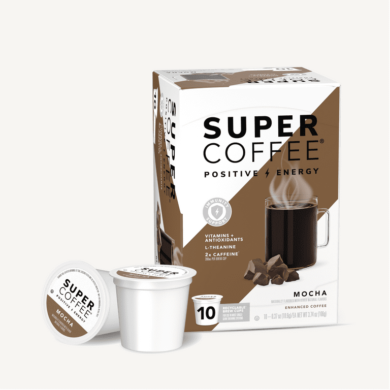 Kitu Super Coffee Mocha Dark Roast Coffee Pods 10 Pack K Cup Compatible Walmart